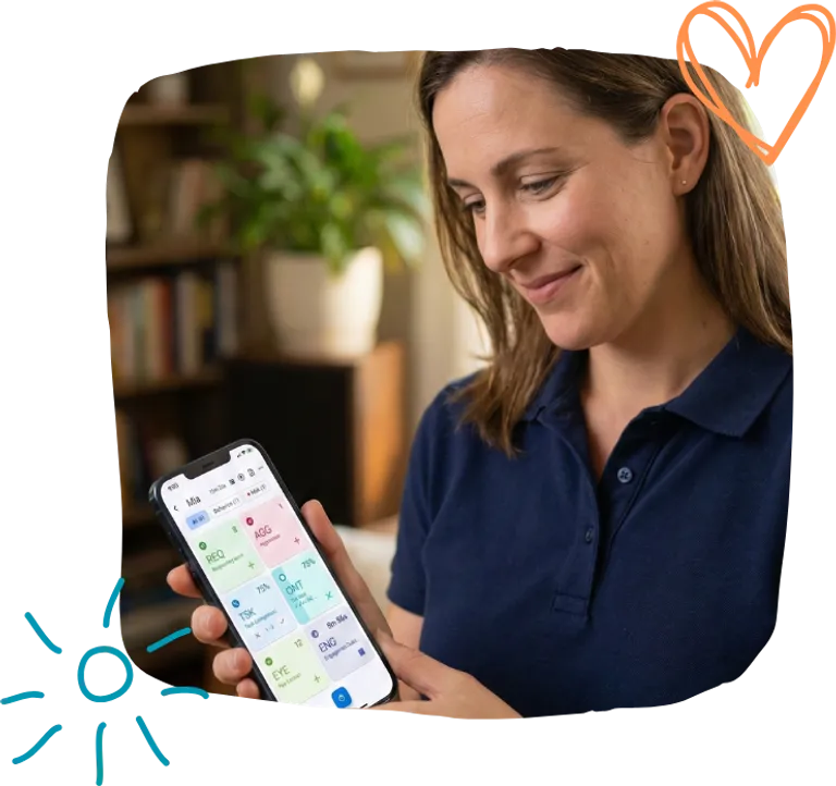 RBT using TallyFlex app during session
