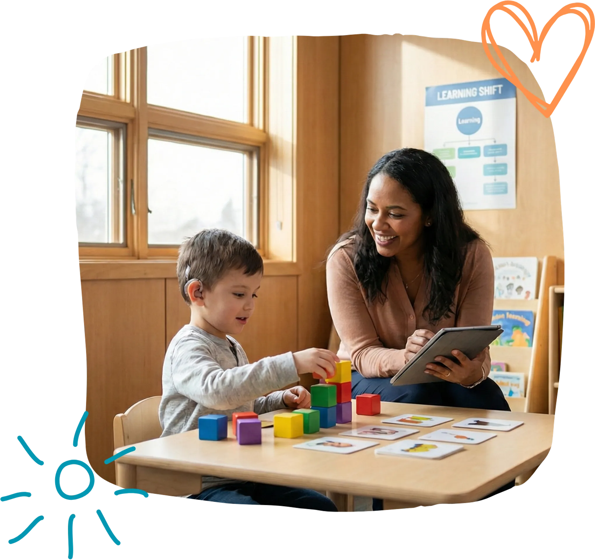 TallyFlex behavior data collection on a Chromebook in a special education classroom